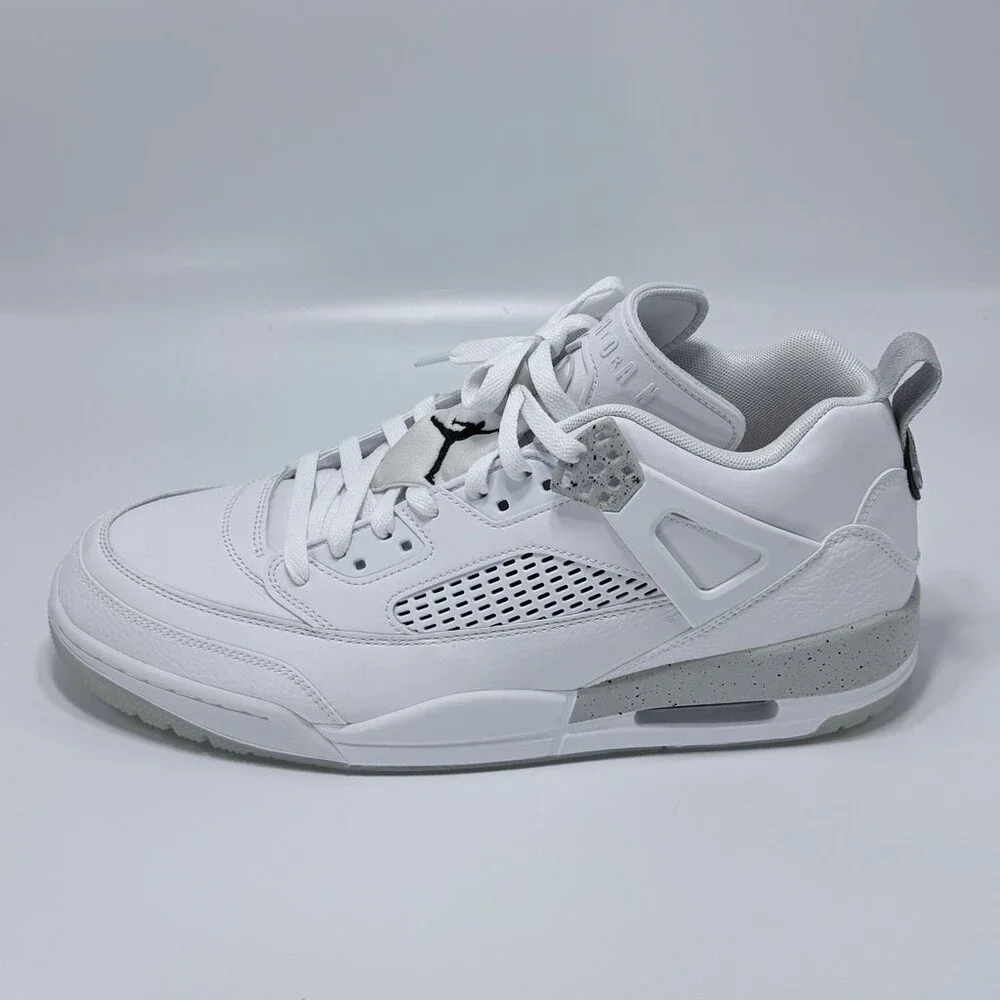 Mens Jordan Spizike Low White Cement IV6047-100 Size 12 White/Grey Casual Shoes